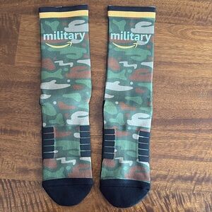 NEW Amazon Logo Camouflage Military Socks